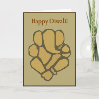 Abstract Ganesh Diwali Card