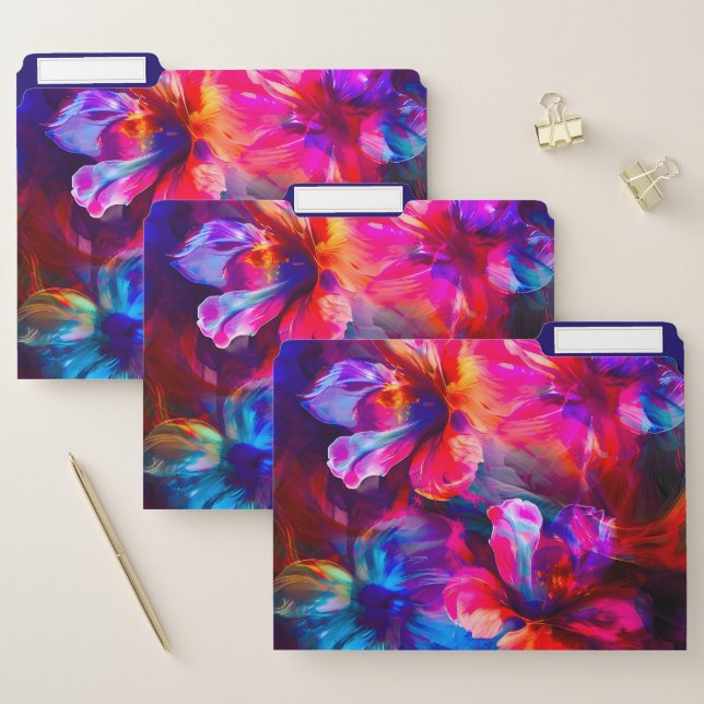 Abstract Garden Bloom File Folder (Set)