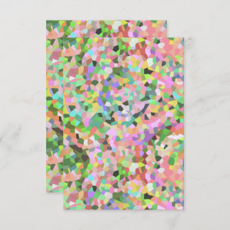 Abstract Garden Kalidoscope Card