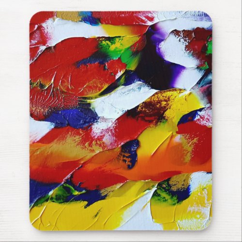 Abstract Garden Mouse Pad