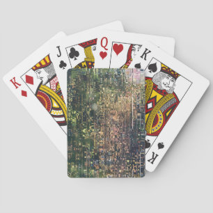 Abstract Garden Painting Playing Cards