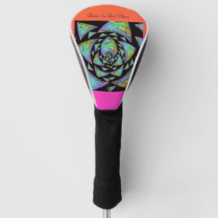 Abstract Garden Plant Golf Club Driver Head Cover