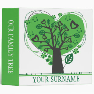 Abstract Genealogy Family Tree Binder