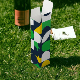 Abstract Geo Shape Wine Box