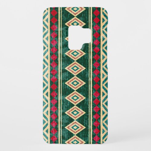 Abstract Geometric African Style Pattern Case_Mate Samsung Galaxy S9 Case
