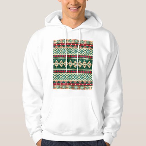Abstract Geometric African Style Pattern Hoodie