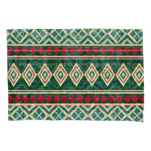 Abstract Geometric African Style Pattern Pillow Case