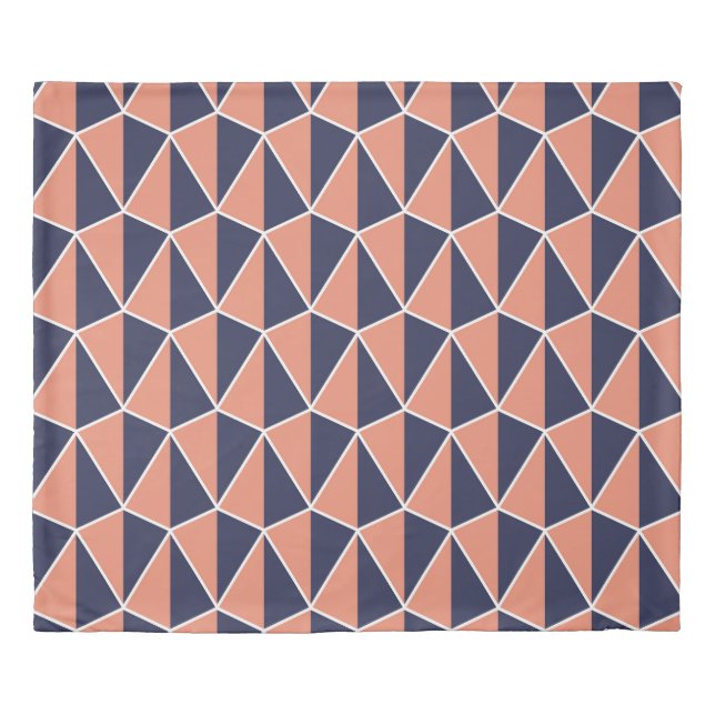 Abstract Geometric: Art Deco Seamless Duvet Cover (Front)