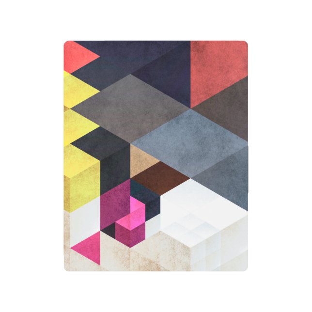 Abstract Geometric Art Metal Wall Art (Front)