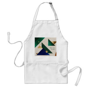 Abstract Geometric Art Modern minimalist  Adult Apron