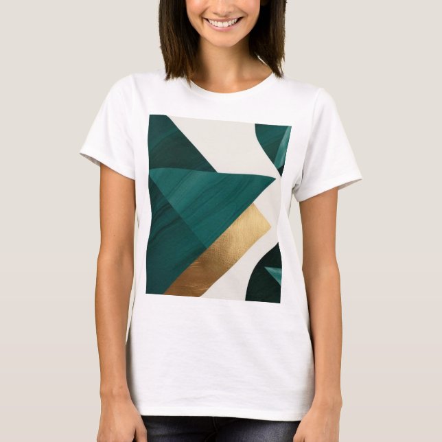 Abstract Geometric Art Modern poster minimalist  T-Shirt (Front)