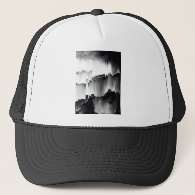 Abstract Geometric Art Trucker Hat (Front)