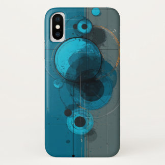 Abstract geometric artwork iPhone x case