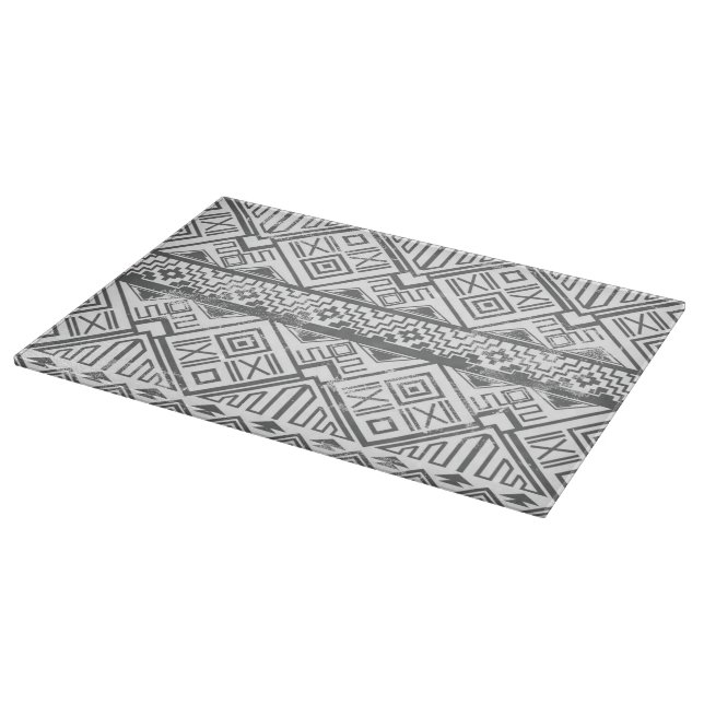 Abstract Geometric Aztec Pattern 2 Cutting Board (Corner)