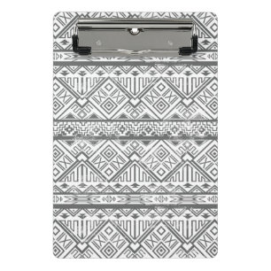 Abstract Geometric Aztec Pattern 2 Mini Clipboard