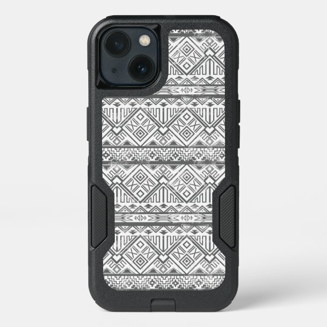 Abstract Geometric Aztec Pattern 2 Otterbox iPhone Case (Back)