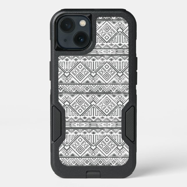 Abstract Geometric Aztec Pattern 2 Otterbox iPhone Case (Back)