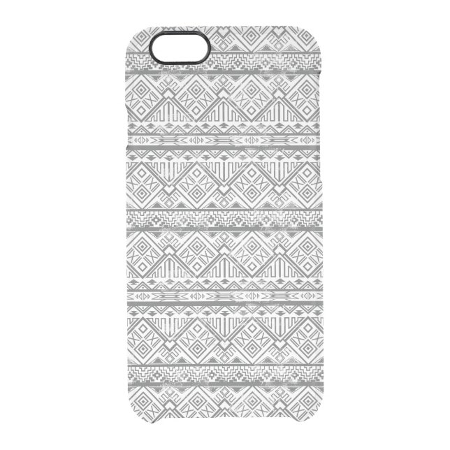 Abstract Geometric Aztec Pattern 2 Uncommon iPhone Case (Back)