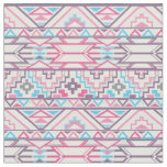 Abstract Geometric Aztec Pattern 3 Fabric