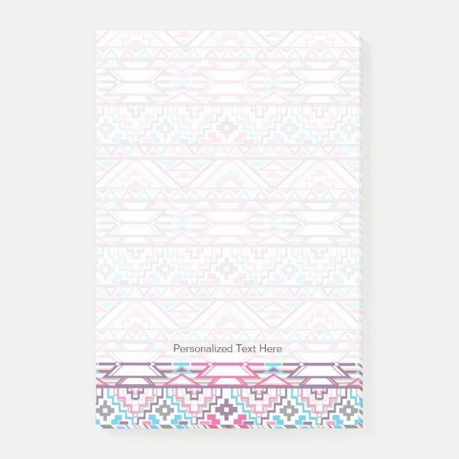 Abstract Geometric Aztec Pattern 3 Post-it Notes (Front)