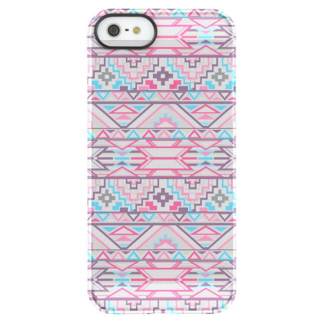 Abstract Geometric Aztec Pattern 3 Uncommon iPhone Case (Back)