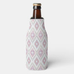 Abstract Geometric Aztec Pattern Bottle Cooler