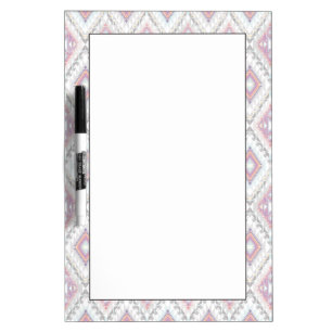 Abstract Geometric Aztec Pattern Dry-Erase Board