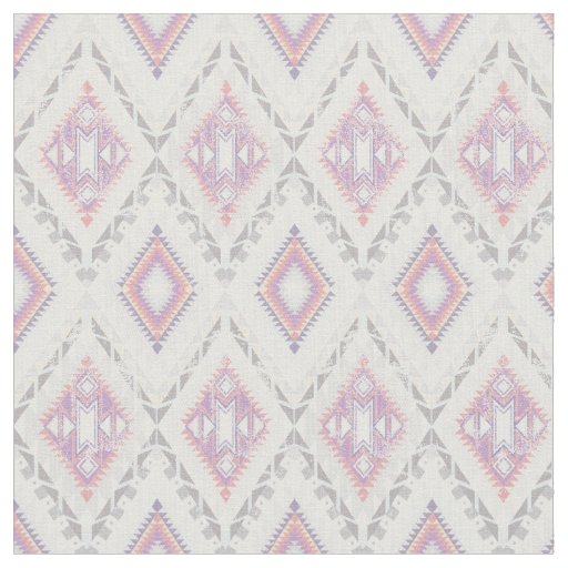 Abstract Geometric Aztec Pattern Fabric