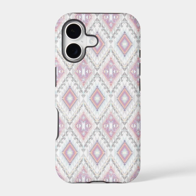 Abstract Geometric Aztec Pattern Iphone Case (Back)