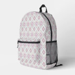 Abstract Geometric Aztec Pattern Printed Backpack