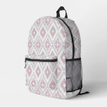 Abstract Geometric Aztec Pattern Printed Backpack