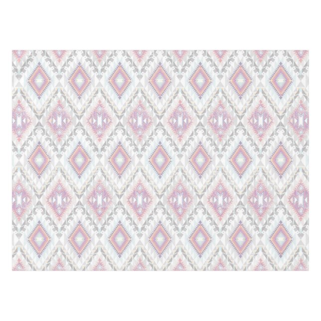 Abstract Geometric Aztec Pattern Tablecloth (Front (Horizontal))