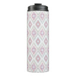 Abstract Geometric Aztec Pattern Thermal Tumbler