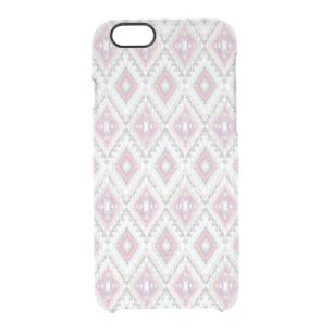 Abstract Geometric Aztec Pattern Clear iPhone 6/6S Case