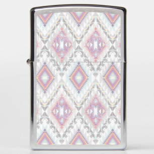 Abstract Geometric Aztec Pattern Zippo Lighter