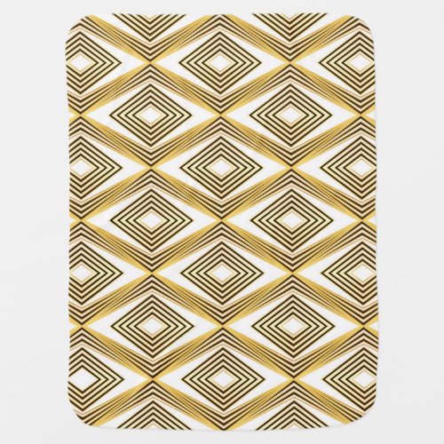 Abstract Geometric Background Art Deco Baby Blanket