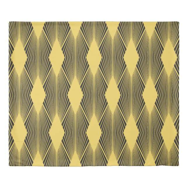 Abstract geometric background. Art Deco illustrati Duvet Cover (Front)
