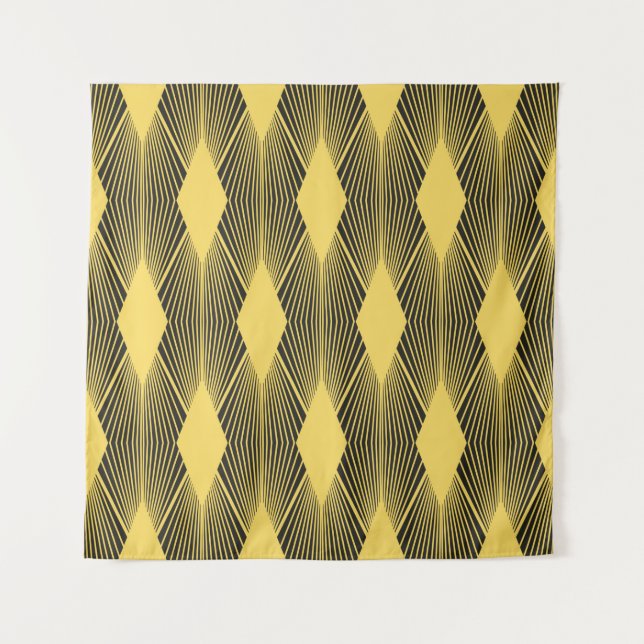 Abstract geometric background. Art Deco illustrati Tapestry (Front)