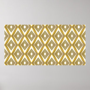 Abstract geometric background. Art Deco. Poster