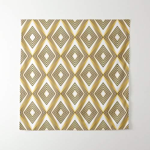 Abstract Geometric Background Art Deco Tapestry
