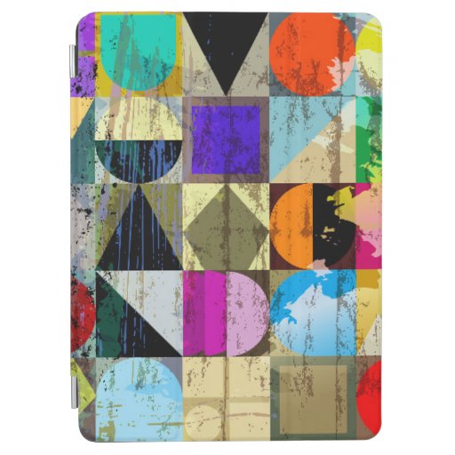 abstract geometric background composition, with st iPad air cover