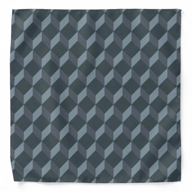 Abstract Geometric Background Pattern Bandana (Front)