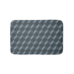Abstract Geometric Background Pattern Bathroom Mat