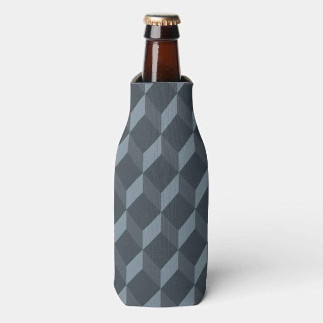Abstract Geometric Background Pattern Bottle Cooler (Bottle Front)