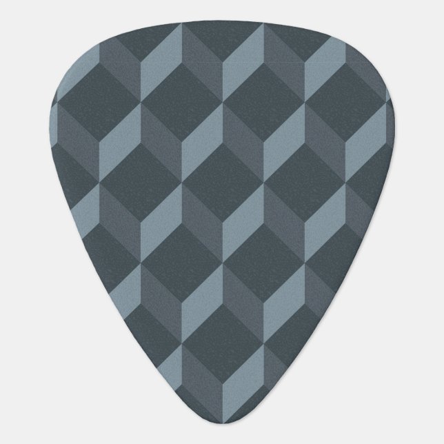 Abstract Geometric Background Pattern Guitar Pick (Front)