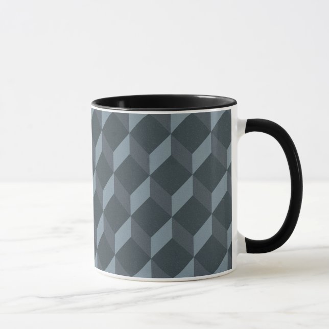 Abstract Geometric Background Pattern Mug (Right)