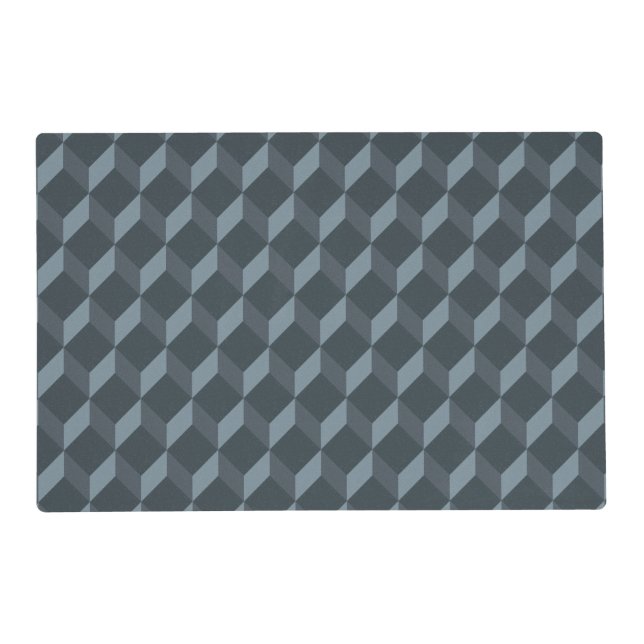 Abstract Geometric Background Pattern Placemat (Front)