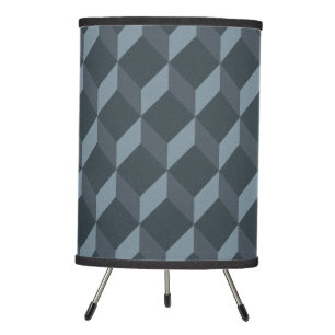 Abstract Geometric Background Pattern Tripod Lamp