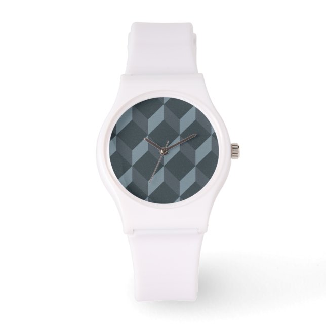 Abstract Geometric Background Pattern Watch (Front)