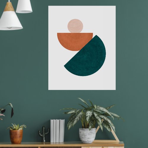 Abstract Geometric Bauhaus Scandinavian Wall Art